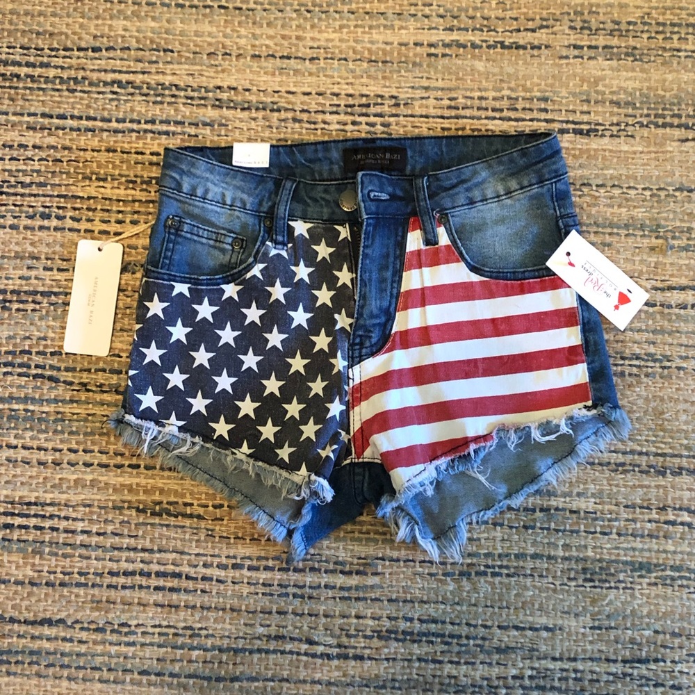 American Flag Shorts